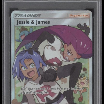 Fa/Jessie & James 2019 Pokemon Sun & Moon Hidden Fates #68 Hidden Fates PSA 10