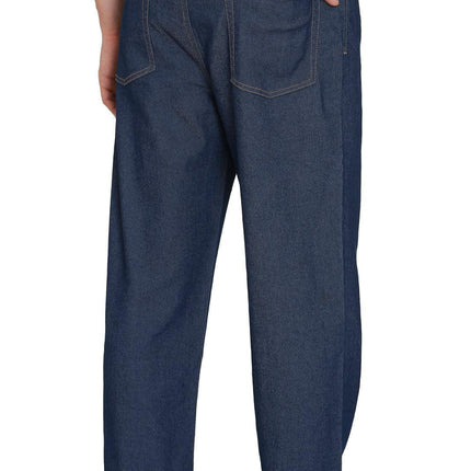Men's Casual Elastic Waist Denim & Twill Pull on Jeans Pants