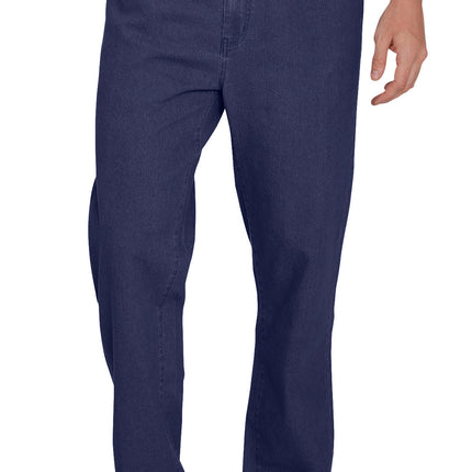 Men's Casual Elastic Waist Denim & Twill Pull on Jeans Pants