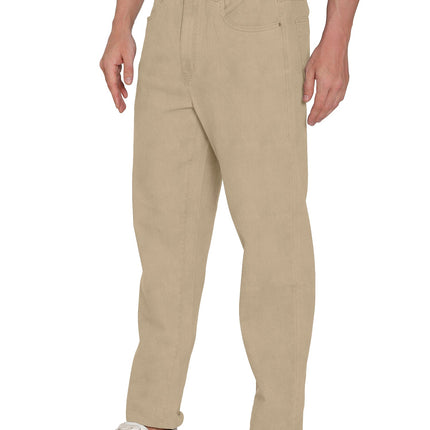 Men's Casual Elastic Waist Denim & Twill Pull on Jeans Pants
