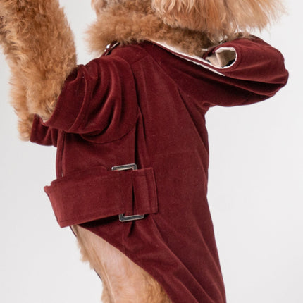 HUSTON HOODIE - DARK BURGUNDY