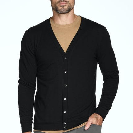 Men's Tri-Blend Cardigan Sweater