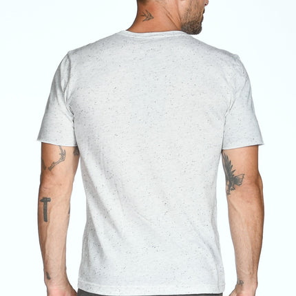 Men's Princeton Wide Pocket V-Neck Stripe Tee