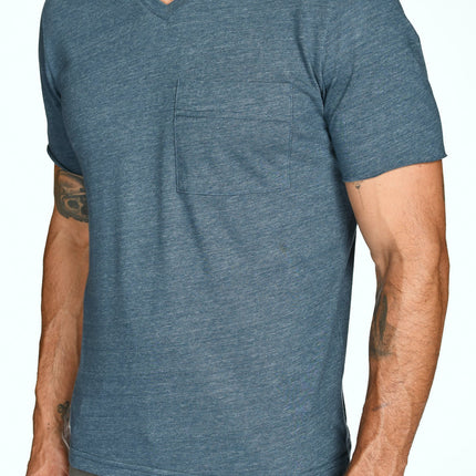Men's Princeton Wide Pocket V-Neck Tee
