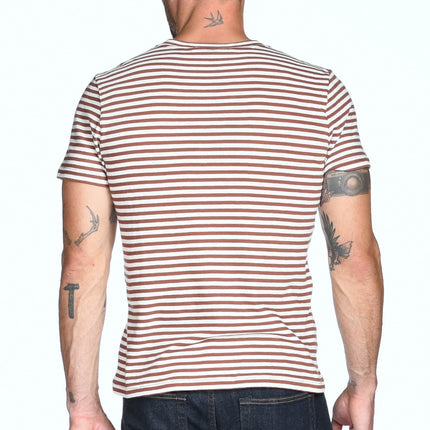 Men's V-Pocket Stripe Tee
