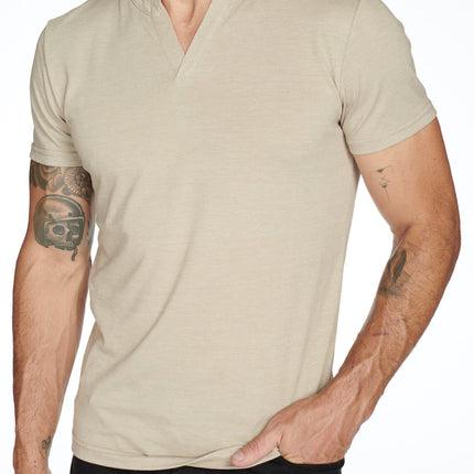Men's Tri-Blend Cross V-Neck Tee