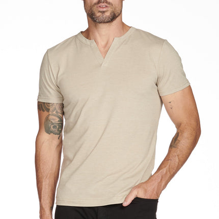 Men's Tri-Blend Cross V-Neck Tee