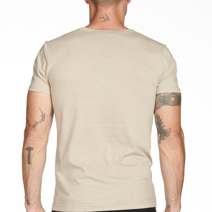 Men's Tri-Blend Cross V-Neck Tee