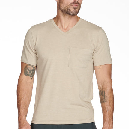 Men's Princeton Wide Pocket V-Neck Tee