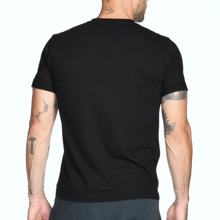 Men's Tri-Blend Stitch Sleeve V-Neck Tee