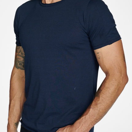 Men's Tri-Blend Patch Sleeve Tee
