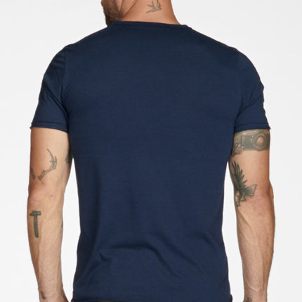 Men's Tri-Blend Patch Sleeve Tee
