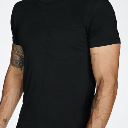 Men's Madison Modal V-Pocket Crew with Shoulder Seam