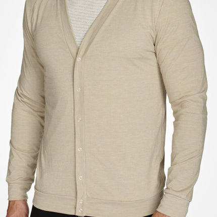 Men's Tri-Blend Cardigan Sweater