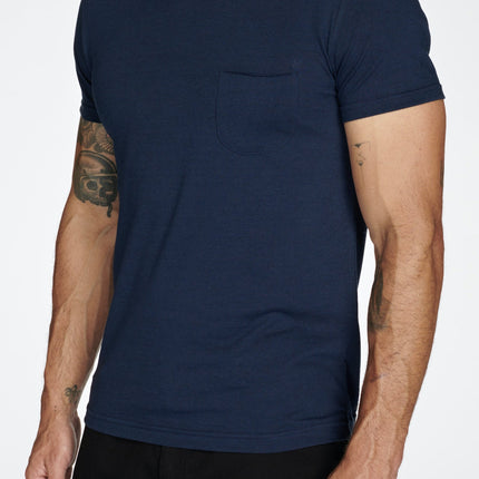 Men's Jersey Crew Neck Pocket Sailor Tee
