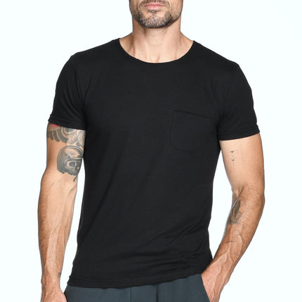 Men's Jersey Crew Neck Pocket Sailor Tee