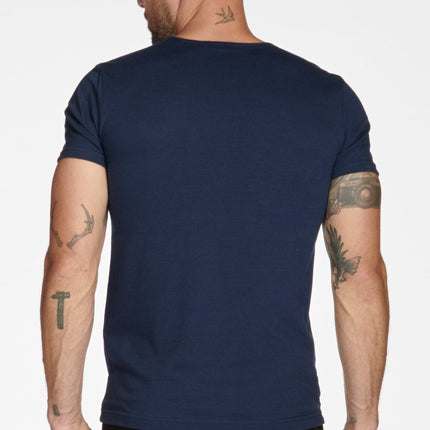 Men's Jersey Crew Neck Pocket Sailor Tee