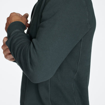Men's Briggs Velour Back French Terry Crew Neck Sweatshirt