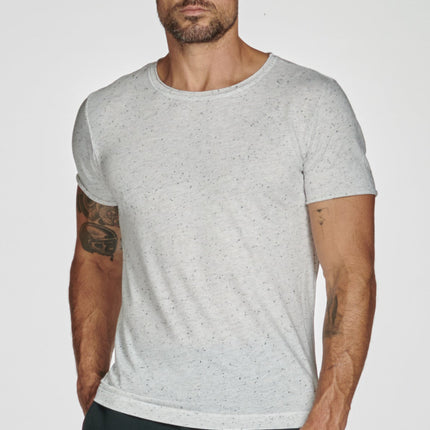 Men's Brolin Raw Neck Crew Stripe Tee
