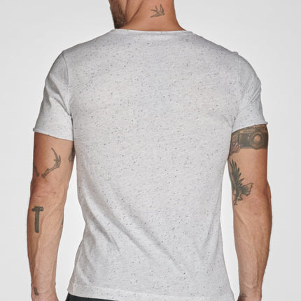 Men's Brolin Raw Neck Crew Stripe Tee