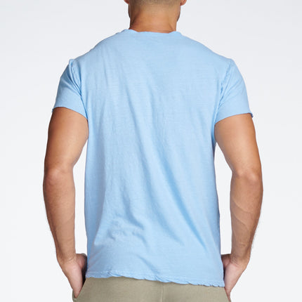 Men's Linen Blend Pocket Tee