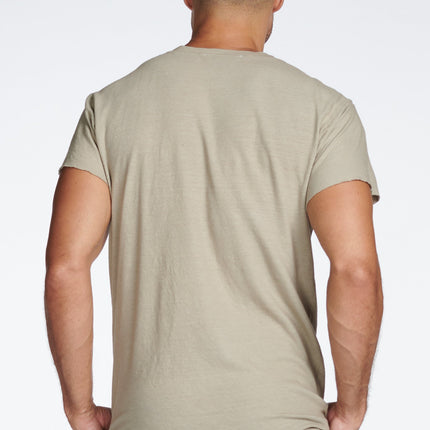 Men's Linen Blend Pocket Tee