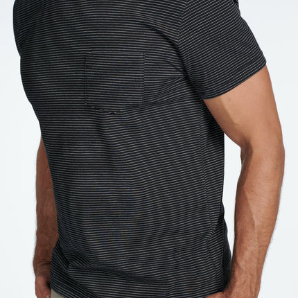 Men's V-Pocket Stripe Tee