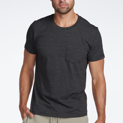 Men's V-Pocket Stripe Tee