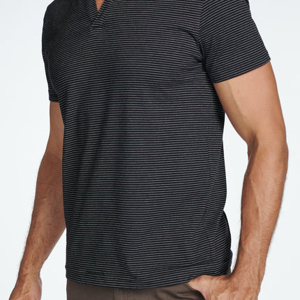 Men's Cross V-Neck Stripe Tee