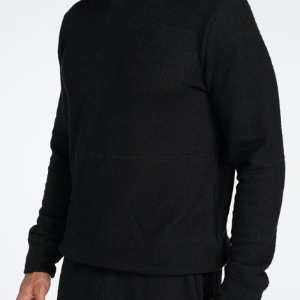Men's Soft Knit Melange Pullover Hoodie
