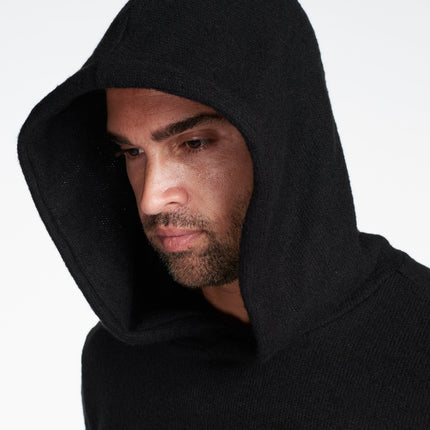 Men's Soft Knit Melange Pullover Hoodie