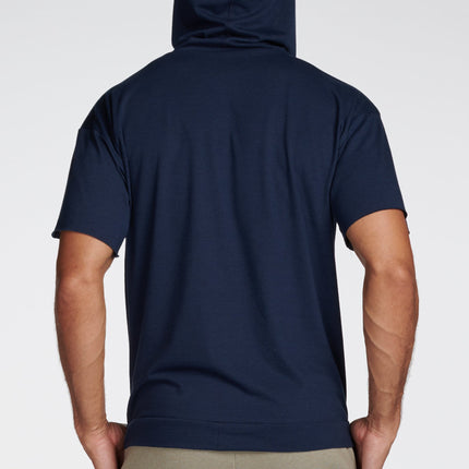 Men's Jersey Tee Kangaroo Pocket Hoodie