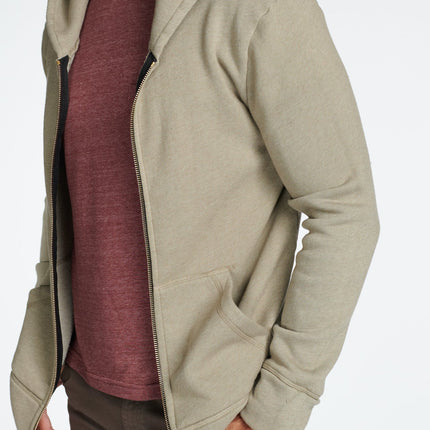 Men's French Terry Zip Front Hoodie