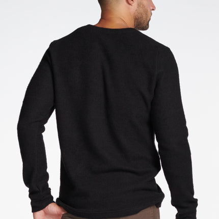 Men's Soft Knit Melange V-Neck Sweater