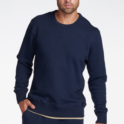 Men's Briggs Velour Back French Terry Crew Neck Sweatshirt