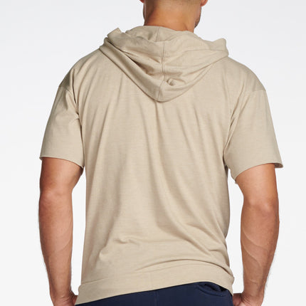 Men's Jersey Tee Kangaroo Pocket Hoodie