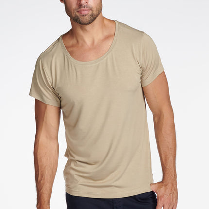 Men's Modal Wide Neck Tee