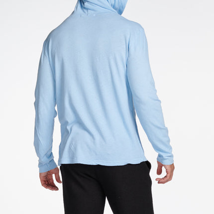 Men's Linen Blend Long Sleeve Hoodie