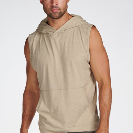 Men's Sleeveless Tri-Blend Hoodie