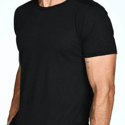 Men's Tri-Blend Patch Sleeve Tee