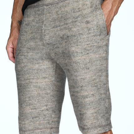 Men's Soft Knit Melange Shorts