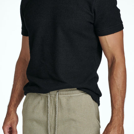Men's Soft Knit Melange Short Sleeve Crew Tee