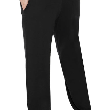 Mens Pull On Elastic Waist Knit Pants - Relaxed Dressing for Comfort