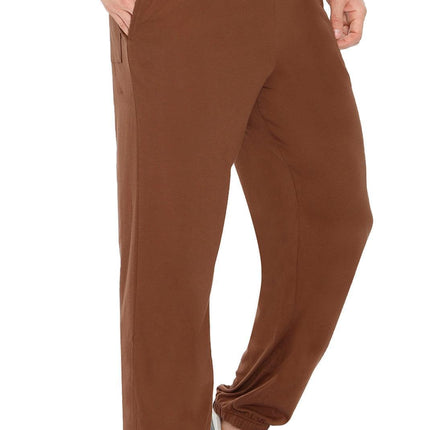 Mens Pull On Elastic Waist Knit Pants - Relaxed Dressing for Comfort