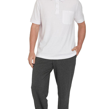 Mens Pull On Elastic Waist Knit Pants - Relaxed Dressing for Comfort
