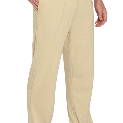 Mens Pull On Elastic Waist Knit Pants - Relaxed Dressing for Comfort