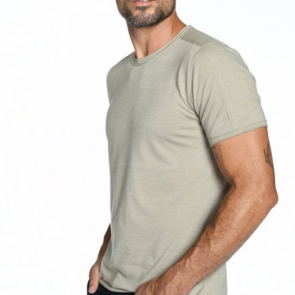 Men's Tri-Blend Patch Sleeve Tee
