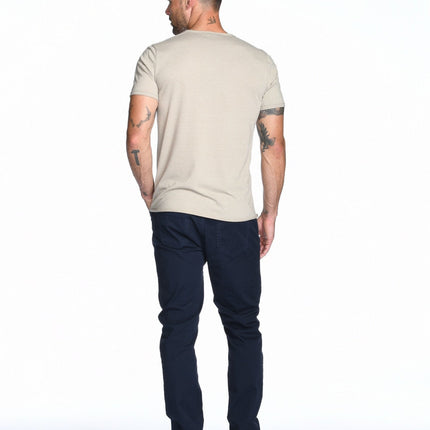 Men's Tri-Blend Patch Sleeve Tee