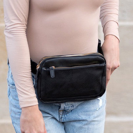 Presly Vegan Leather Everywhere Sling Belt Bag