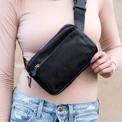 Presly Vegan Leather Everywhere Sling Belt Bag